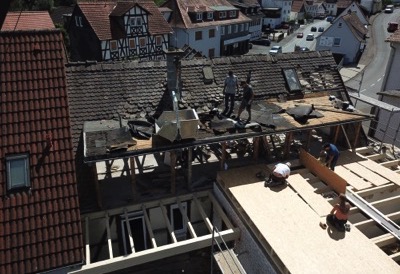 Entsorgung der alten Dacheindeckung